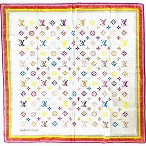 618294AS (S4) Louis Vuitton Scarf Monogram Multicolor w/Box